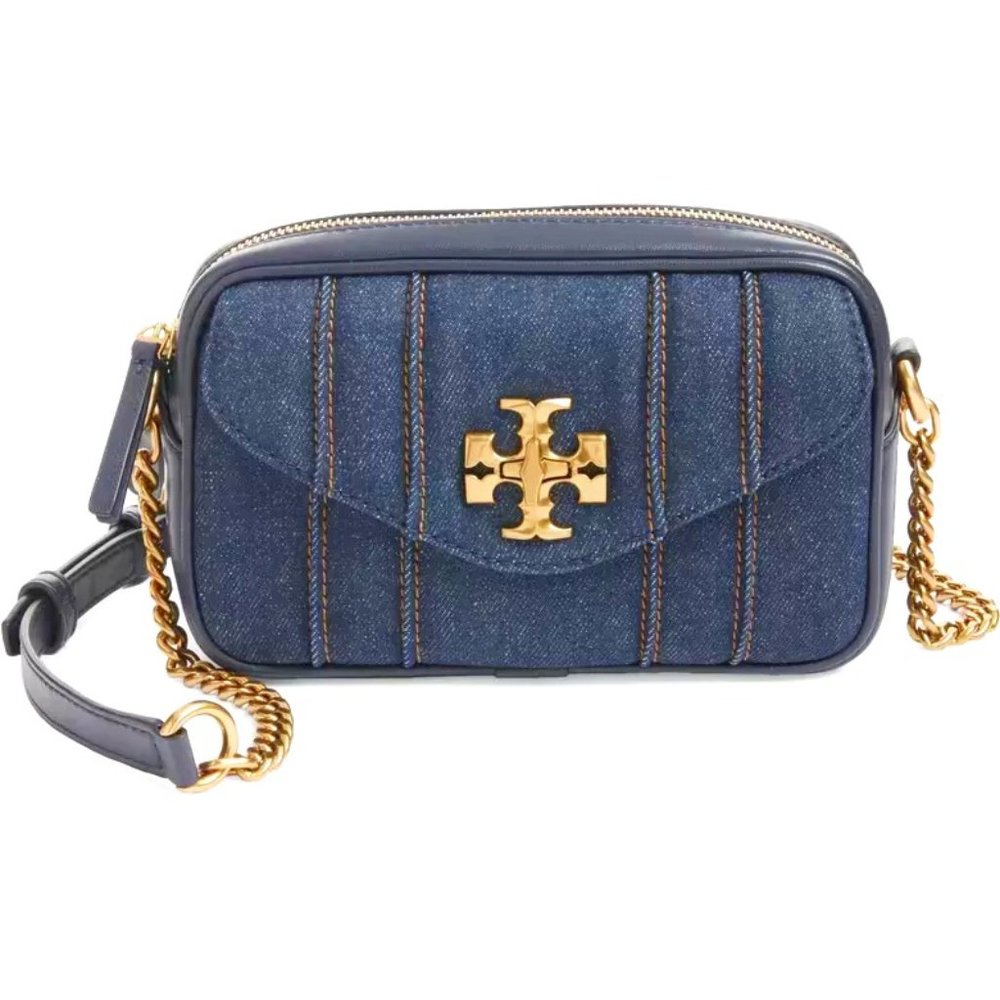 TORY BURCH Mini Kira Denim Camera Bag